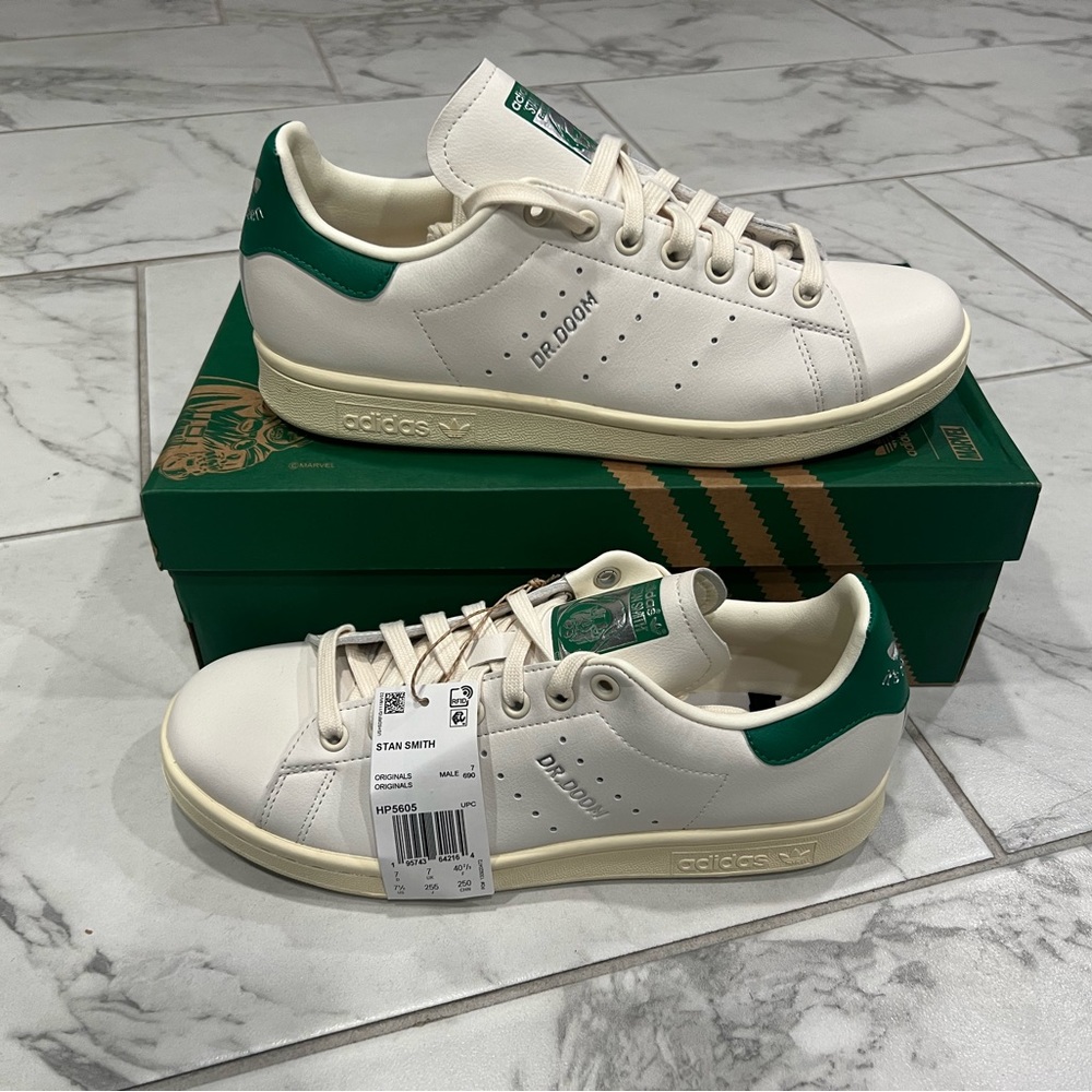 NWT Adidas Originals Stan Smith Mens Marvel Dr. Doom Sneakers HP5605 Multi Size